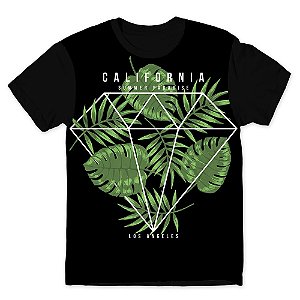 Camiseta T-shirt As Braba Diamante California Full Print Preta