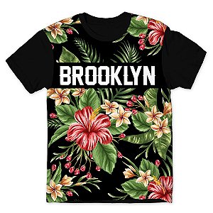 Camiseta T-shirt As Braba Brooklyn Full Print Preta