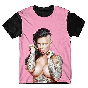 Camiseta T-shirt As Braba Algemada Full Print Preta
