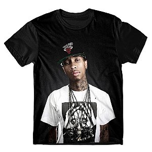 Camiseta T-shirt As Braba Tyga Full Print Preta