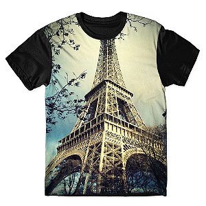Camiseta As Braba Masculina Torre Eiffel Full Print