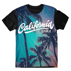 Camiseta As Braba Masculina California Coqueiro Full Print