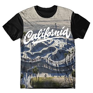 Camiseta As Braba Masculina California Pista Sk8 Full Print
