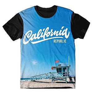 Camiseta As Braba Masculina California Praia Full Print
