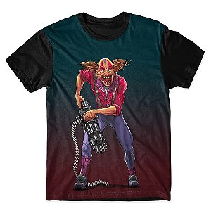 Camiseta As Braba Masculina Palhaço Metralhadora Full Print
