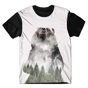 Camiseta As Braba Masculina Urso Full Print