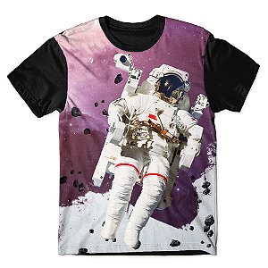 Camiseta As Braba Masculina Astronauta Espaço Full Print