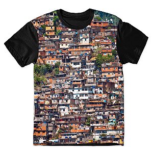 Camiseta As Braba Masculina Morro Full Print