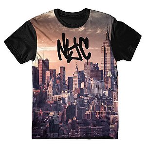 Camiseta As Braba Masculina NYC Full Print