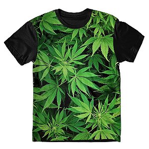 Camiseta As Braba Masculina Folhas Full Print