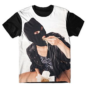 Camiseta As Braba Masculina Bandida Comendo Full Print