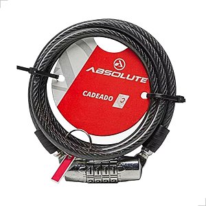 Cadeado Espiral de Segredo Absolute 1M x 6mm