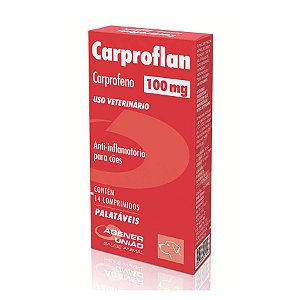 CARPROFLAN 100 MG COM 14 COMPRIMIDOS