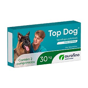 TOP DOG 30KG - COM 2 COMPRIMIDOS