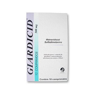 GIARDICID 500 MG - COM 10 COMPRIMIDOS