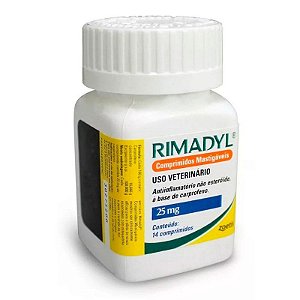 RIMADYL 25MG - COM 14 COMPRIMIDOS