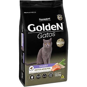 Ração Golden Gatos Adultos Salmão10,1Kg