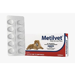 METILVET 20MG - 10 COMPRIMIDOS