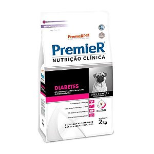 Ração Premier Nutrição Clínica Cães Diabetes Raças Pequenas 2Kg