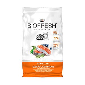 RAÇÃO BIOFRESH GATOS CASTRADOS 1,5KG