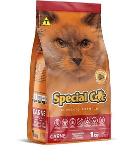 Ração Special Cat Premium Adultos Carne 10.1Kg