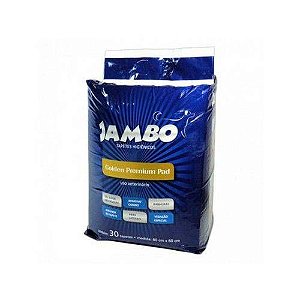 Tapete Higienico Jambo Golden Premium Pad 80x60cm - 30un