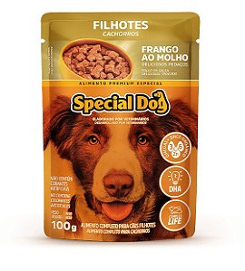 Ração Special Dog Úmida Sachê Filhotes Frango 100g