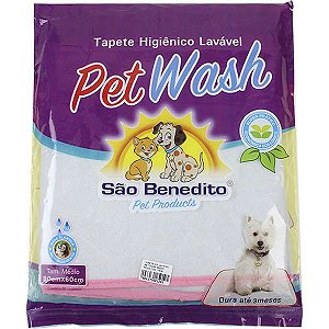 Tapete Higienico Lavável Pet Wash 100x90cm
