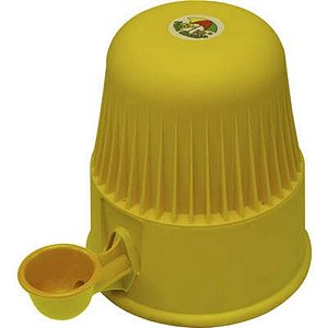Bebedouro Vida Mansa Polipropileno 2L Amarelo