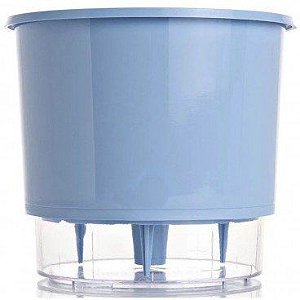 Vaso Autoirrigável Azul Pastel N02