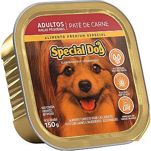 Ração Úmida Special Dog Patê - Cães Adultos Raças Pequenas Carne 150g