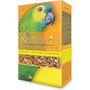 Nutropica Papagaios - Mel, Ovos e Frutas 300g