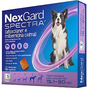 Nexgard Spectra G 15,1 a 30kg - 1 tablete