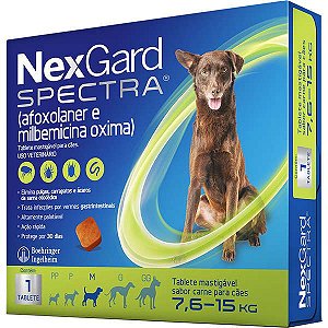 Nexgard Spectra M 7,6 a 15Kg - 1 tablete