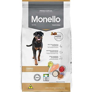 Ração Monello Adultos Tradicional Frango 10,1KG