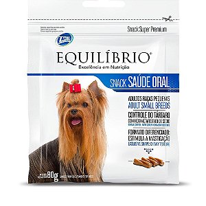 Snacks Equilibrio Saúde Oral - Raças Pequenas 80g