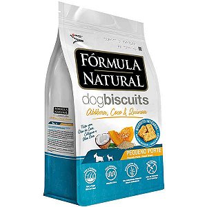 Biscoito Fórmula Natural - Abóbora, Coco e Quinoa - para Cães Adultos Raças Pequenas e Minis