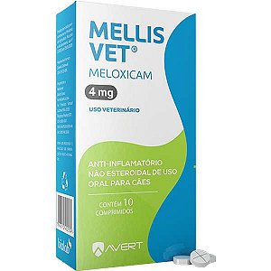 Mellis Vet 4mg - 10 comprimidos