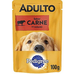 Ração Úmida Pediree - Sachê Adulto Carne 100g