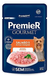 Ração Premier Sache Gourmet Cães Adultos Pequeno Porte Salmão 85Gr