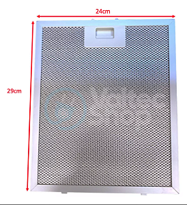 Filtro Alumínio Coifa 29x24 Cadence Cfa392 Cfa502 Cfa501
