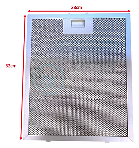 Filtro Alumínio Coifa 32x28 Cadence Cfa360