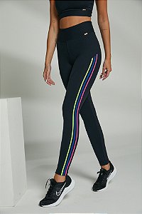 Calça Legging Seaward Tri Stirpes listas colors