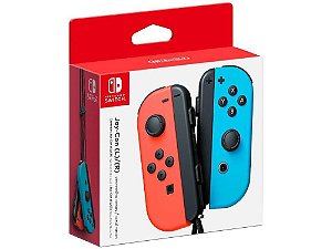 Controle  Joy Con Vermelho e Azul - Nintendo Switch