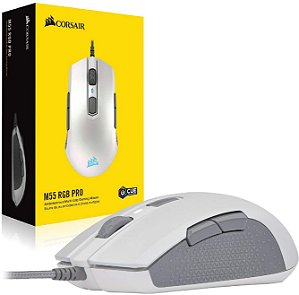 Mouse Gamer Corsair - M55 RGB PRO Branco