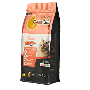 Ração CaneCat Fit Salmão Gato Castrado Premium Special 10.1k