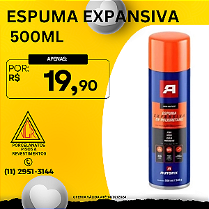 ESPUMA EXPANSIVA DE POLIURETANO 500ml