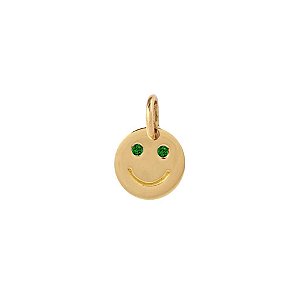 Pingente Smile Tsavoritas (para cordão ou corrente)