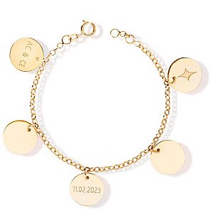 Pulseira Medalhas Ana Gabriela Lage