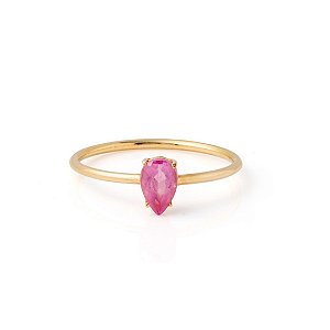 Anel Joy Turmalina Rosa (aros pronta entrega)